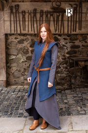 Túnica medieval Eryn, azul