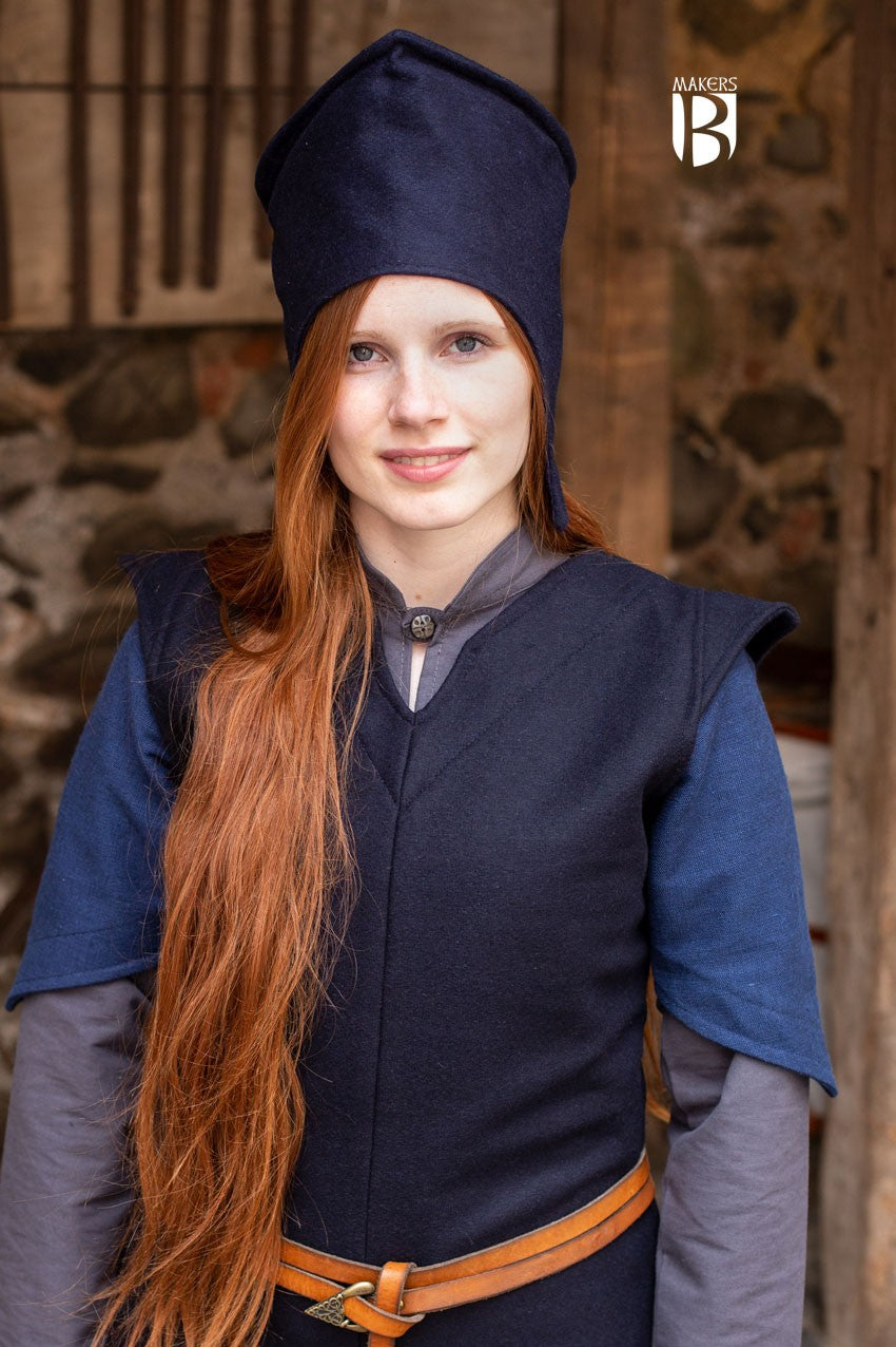 Sombrero de mago Adis, lana azul