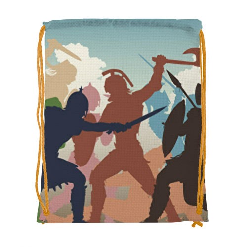 Mochila de cuerdas Lucha Gladiadores (34x42 cms.)