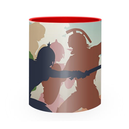 Taza de Cerámica Lucha Gladiadores Romanos