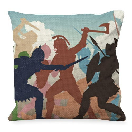 Cojín Lucha Gladiadores Romanos