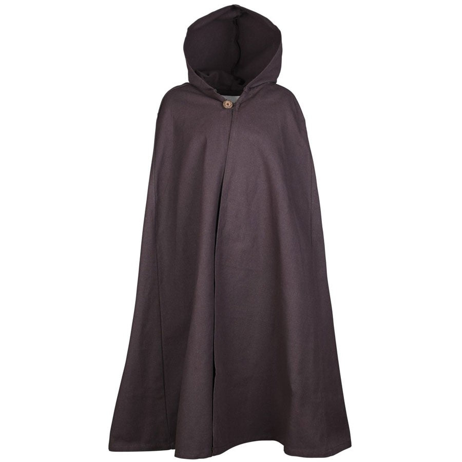 Capa medieval para niños, marrón