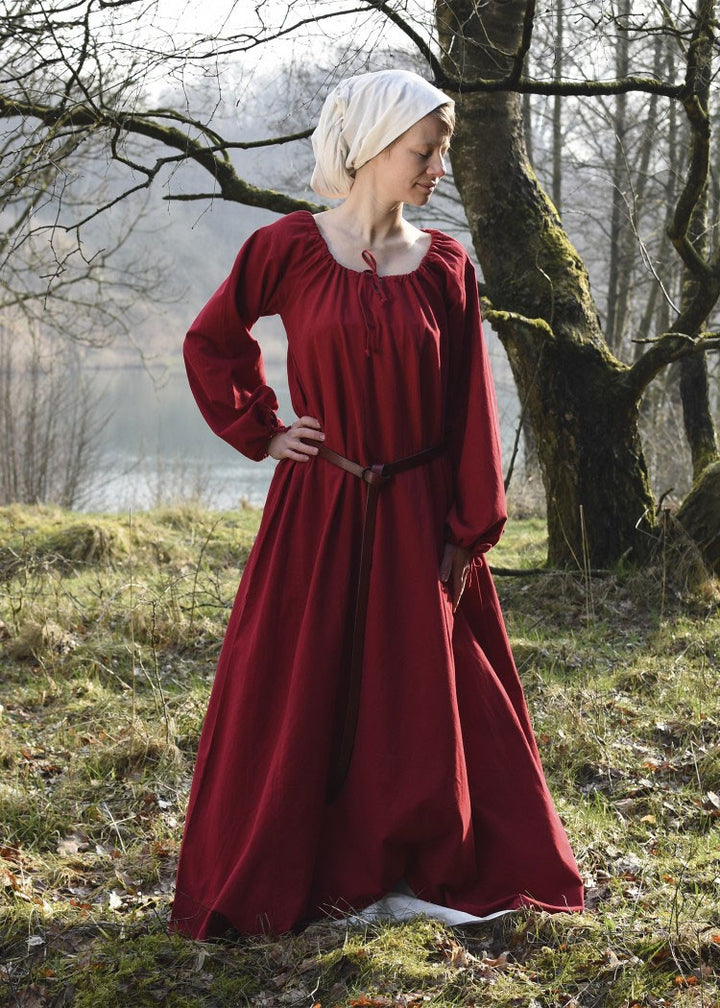 Vestido medieval Ana, rojo