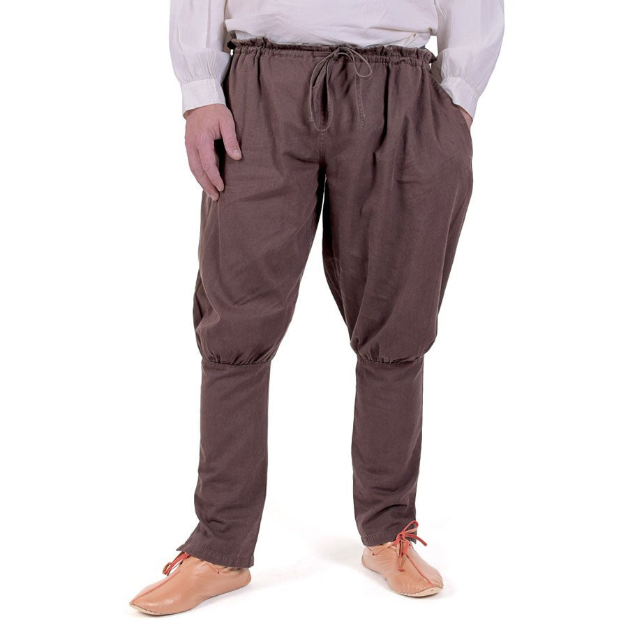 Pantalones vikingos Olaf, marrón