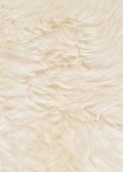 Piel de cordero blanca