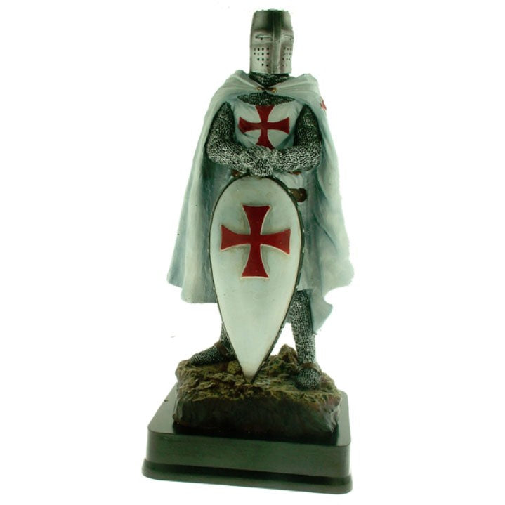 Miniatura Caballero Templario con Escudo, 23 cms.