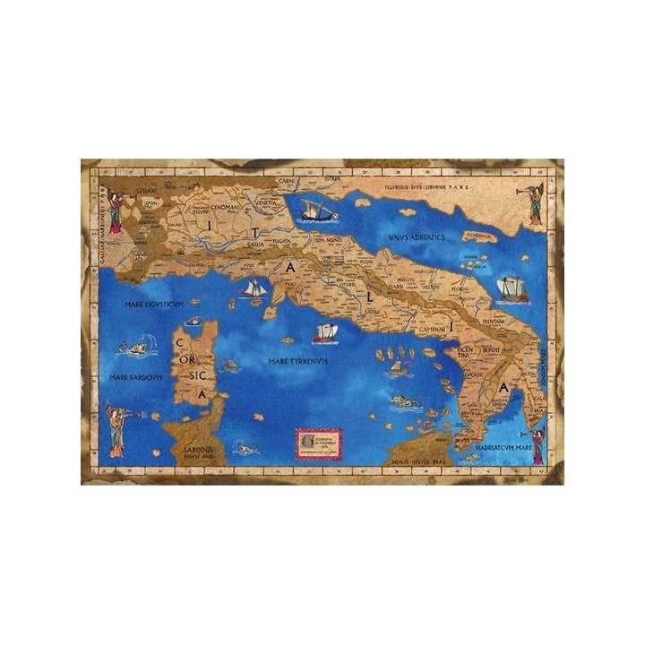 Mapa medieval de Italia