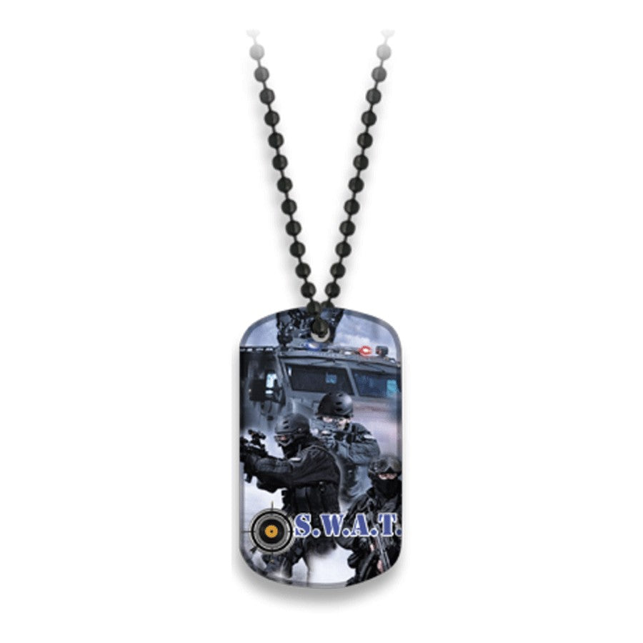 Placa con cadena de bolas S.W.A.T.