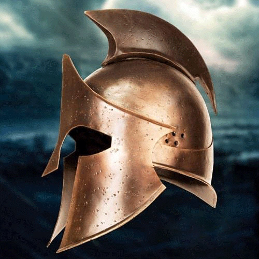 Casco soldado Griego