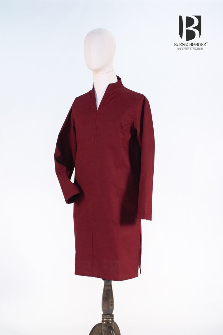 Túnica medieval corta Ekwin, rojo