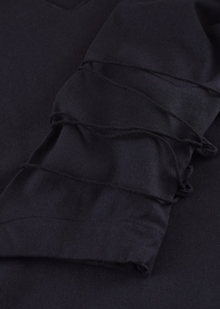 Blusa medieval Aila, negro
