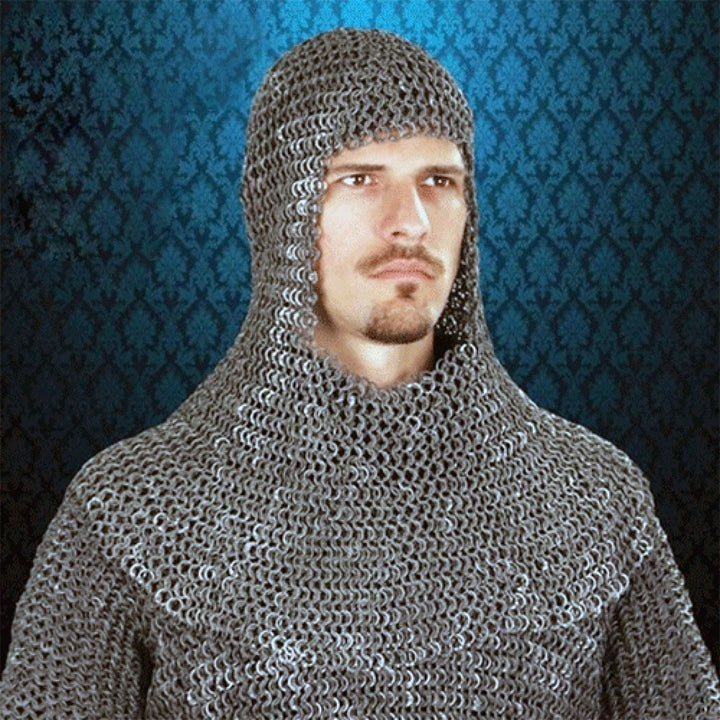 Verdugo medieval de aluminio ribeteado