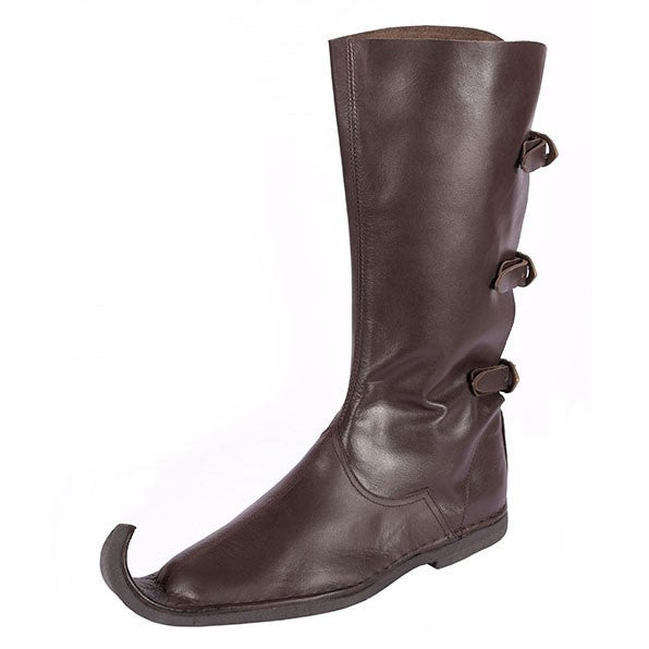 Botas altas de punta, Poulaines