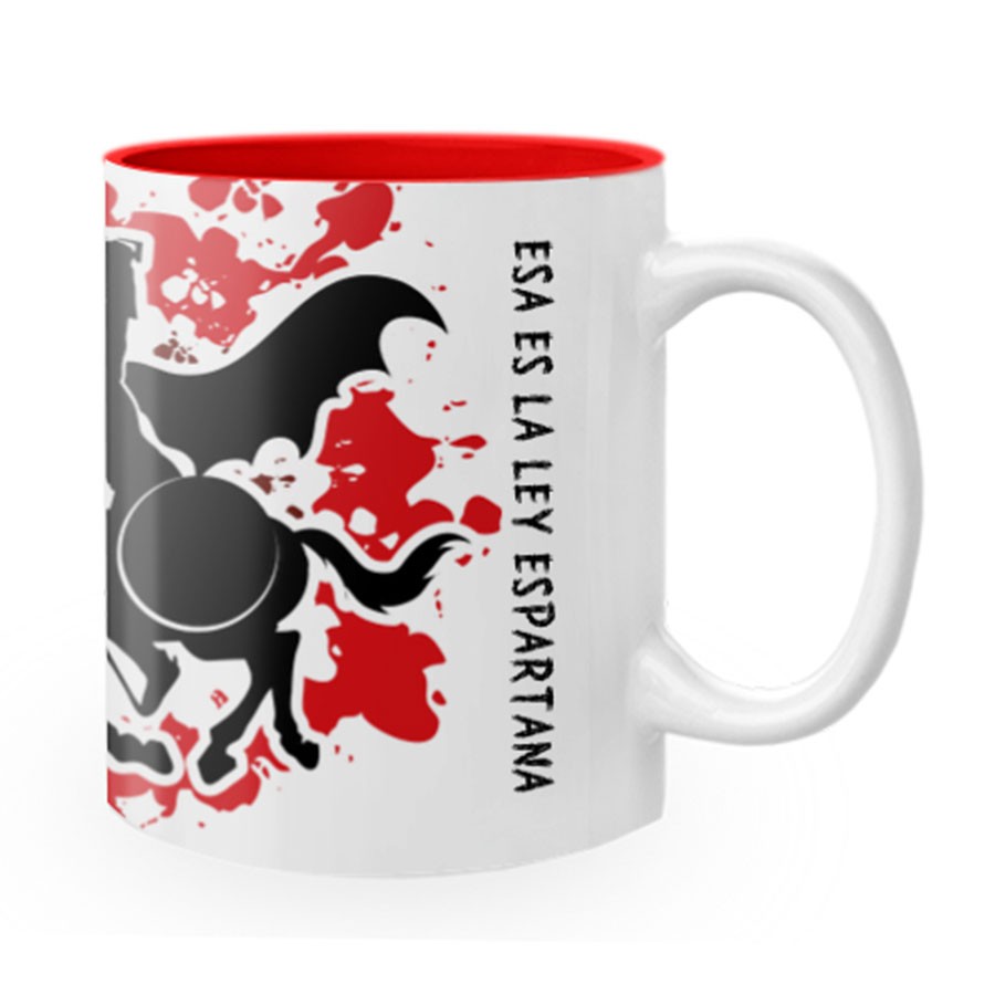 Taza de Cerámica Lucha Espartana