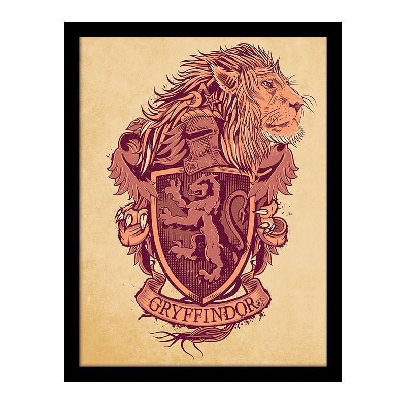 Estampado Escudo de Gryffindor, Harry Potter