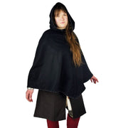 Gugel vikingo Egill, lana negra
