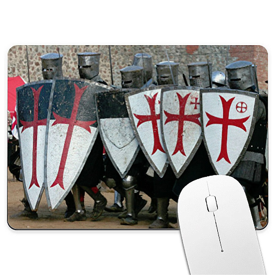 Alfombrilla Ratón Rectangular lucha Templarios (23,5x19,5 cm)