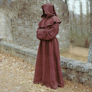 Túnica y Capucha de Monje Medieval