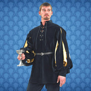 Camisa Renacentista Cavalier, terciopelo