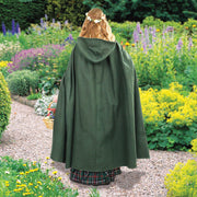 Capa medieval con capucha
