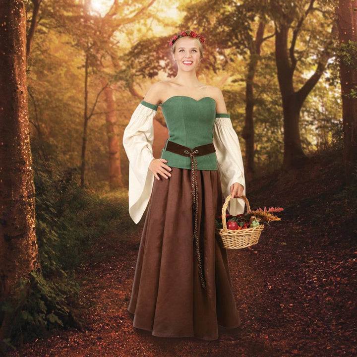 Vestido medieval Mujer del Bosque