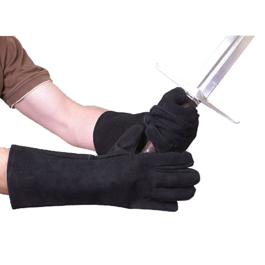Guantes Renacentistas en piel de serraje