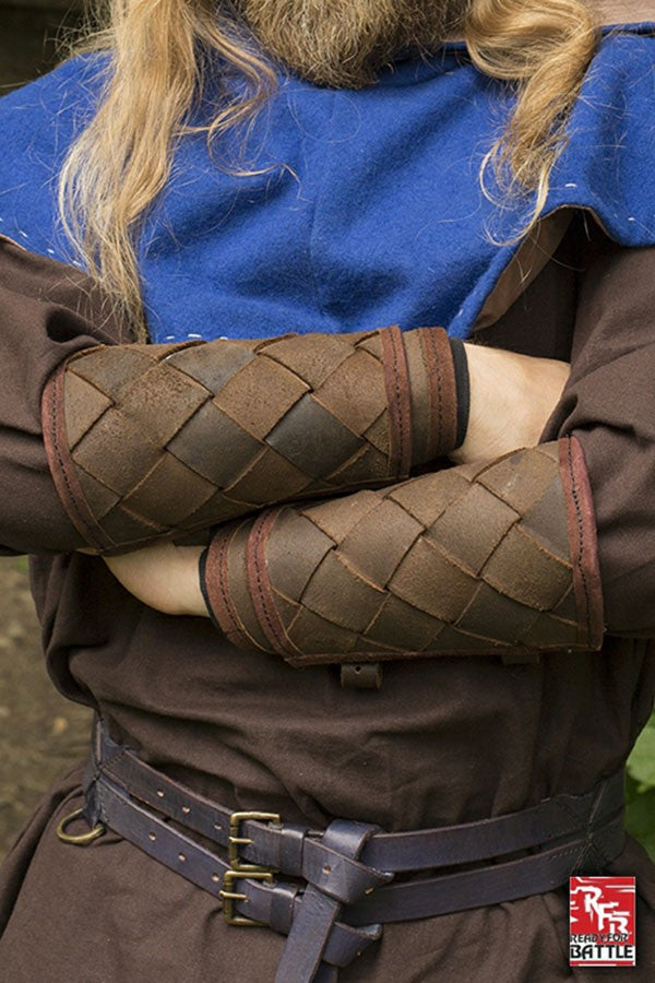 Brazaletes Vikingos de cuero