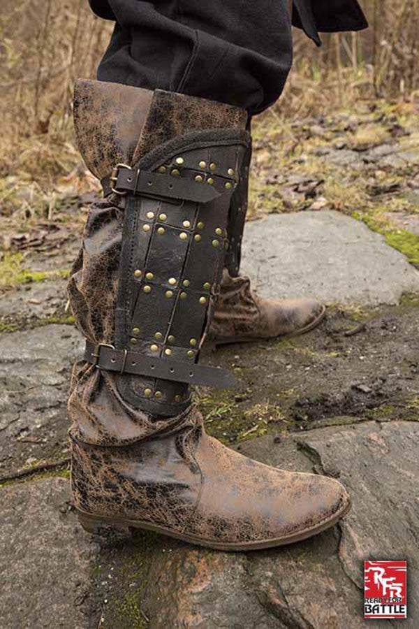 Grebas cuero de soldado medieval