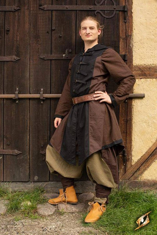 Cinturón medieval con anilla, 120 cm.