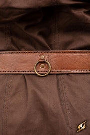 Cinturón medieval con anilla, 120 cm.