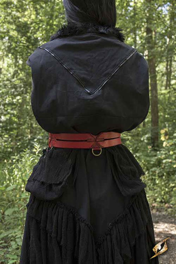 Cinturón medieval doble, 120 cm.