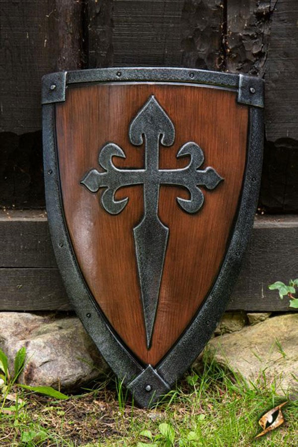 Escudo Cruzados LARP, 70 x 50 cm.
