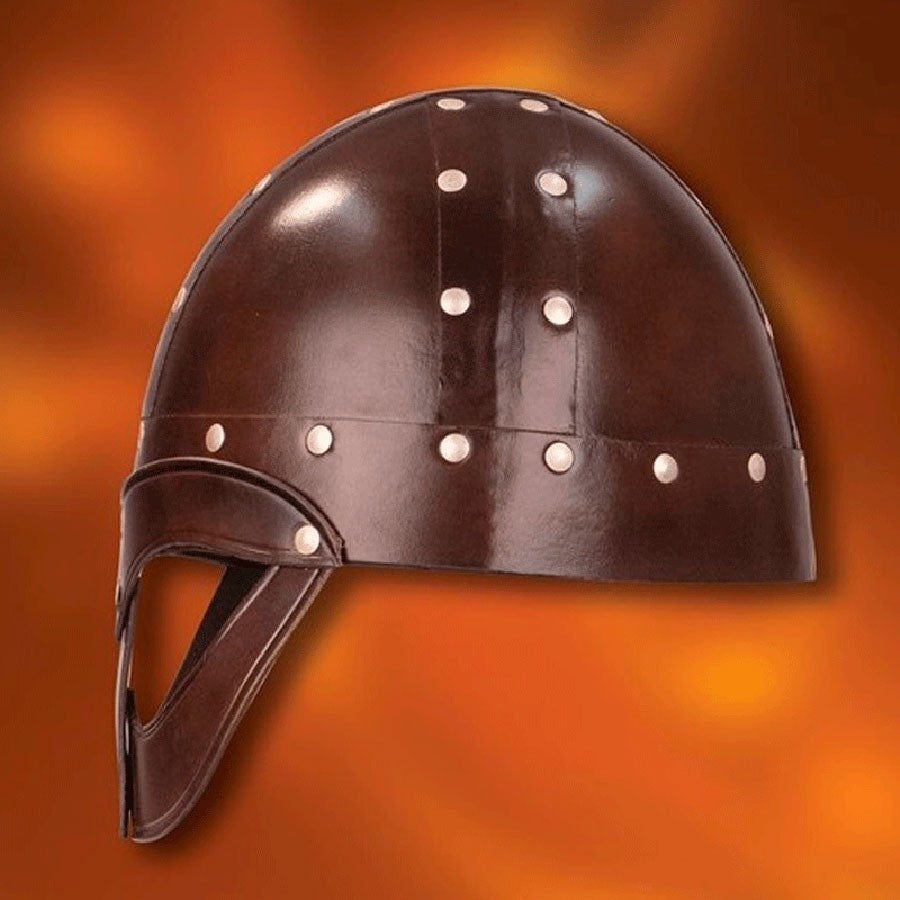 Casco Vikingo Vendel, cuero