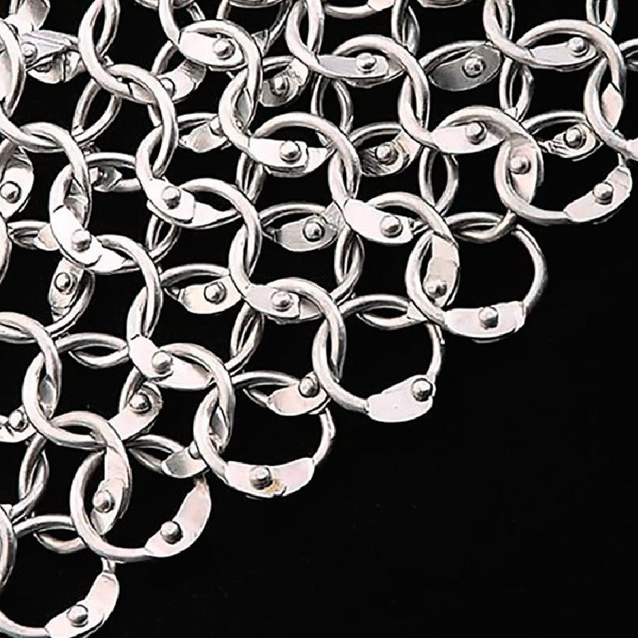 Cota de malla medieval en aluminio