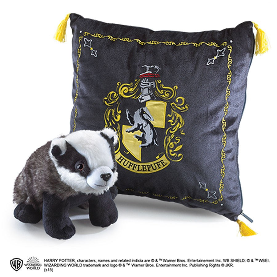 Cojín y peluche casa Hufflepuff, Harry Potter