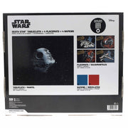 Set mantel, 4 salva-manteles y servilletas Star Wars estrella de la muerte