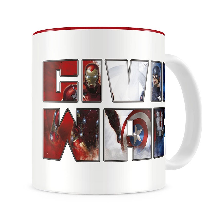 Taza Capitán América Civil War, Marvel Comics