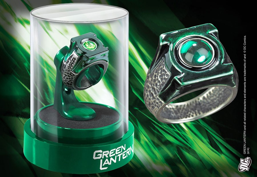 Anillo de Linterna Verde con soporte, DC Comics