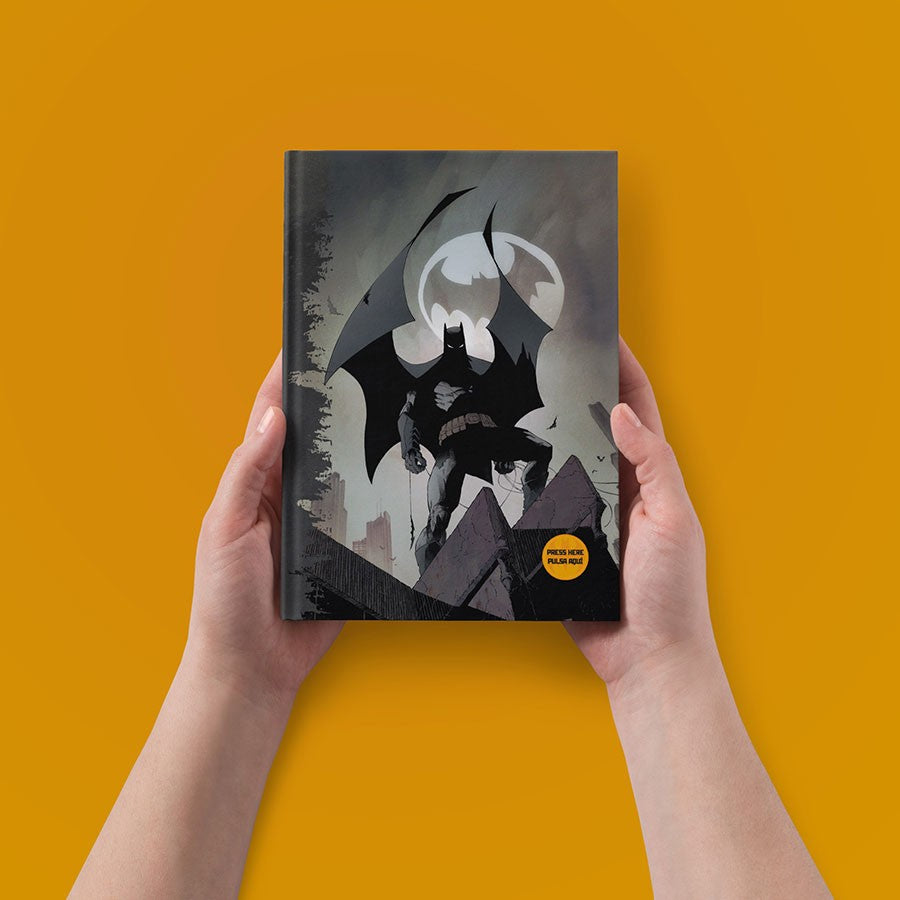 Libreta con Luz Batman Batseñal, DC Comics