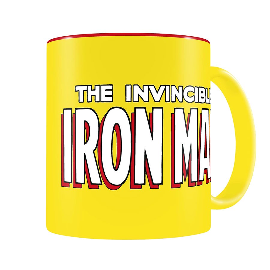 Taza logo Ironman, Marvel Comics