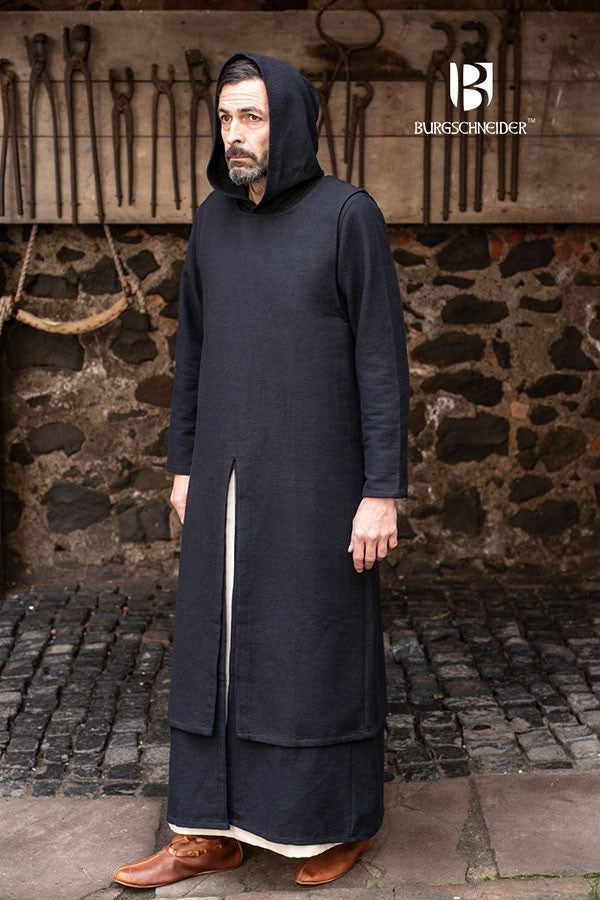 Tabardo medieval Thibaud, negro