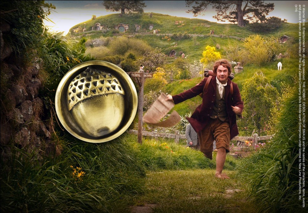 Pin Botón de Bilbo Bolsón, El Hobbit