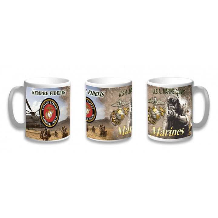 Taza Cerámica U.S.A. Marine Corps, Sempre Fidelis