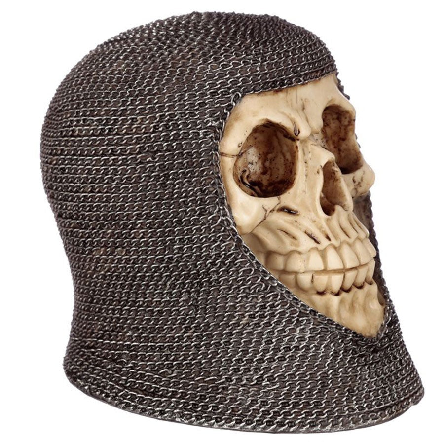 Miniatura calavera medieval con verdugo medieval