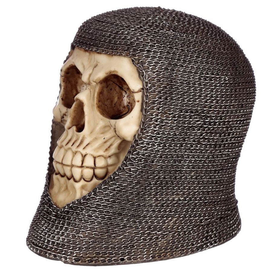 Miniatura calavera medieval con verdugo medieval