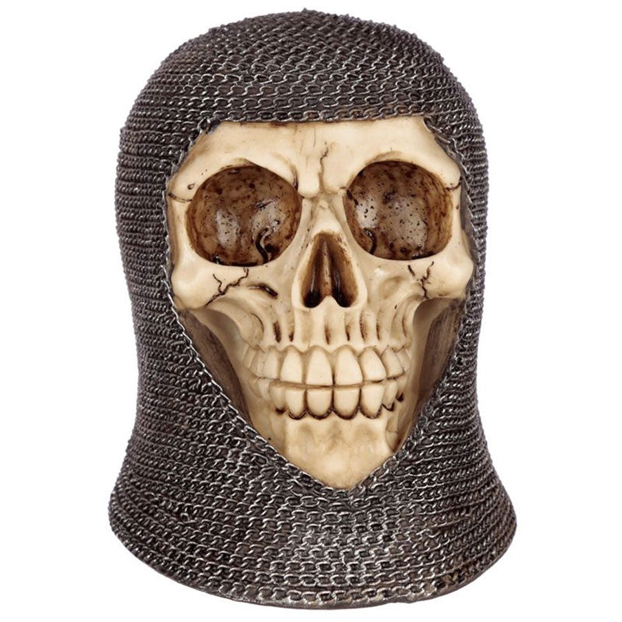 Miniatura calavera medieval con verdugo medieval