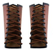 Brazaletes Celtas piel Vegvisir marrones