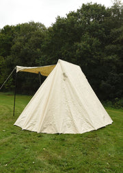 Jaima Sajona de 4 x 6 m., blanco natural
