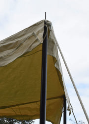 Jaima Sajona de 4 x 6 m., blanco natural