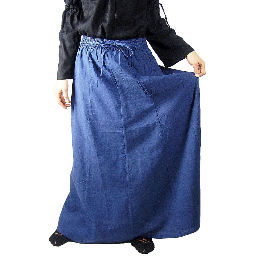 Falda medieval modelo Diana, azul